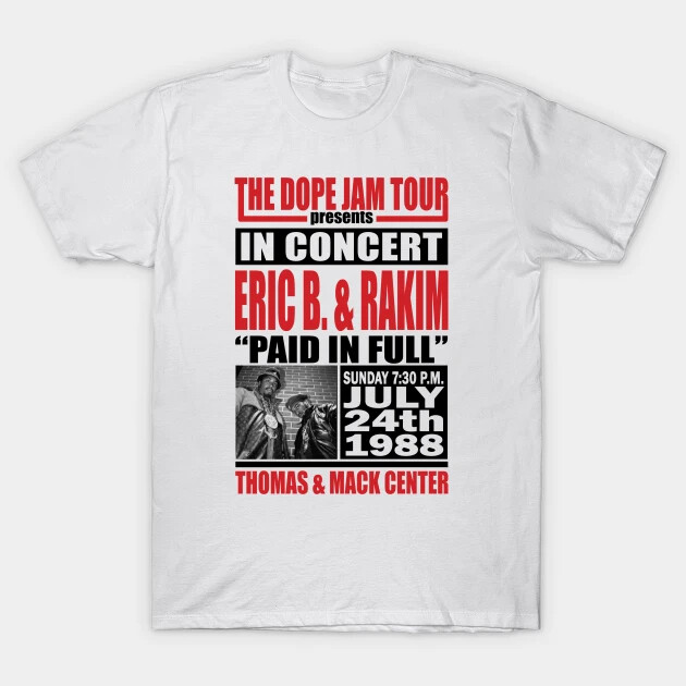 Camiseta para hombre The Dope Jam Tour (1988) S a 4XL