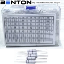 5% 1Ω- 1MOhm 1 Watt 1000pcs  Resistors Kit Resistors Assortment kit 100 Values
