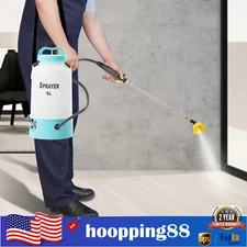 Professional 1.32 Gal. Lithium Battery Powered Rechargeable Garden SPRAYER New!