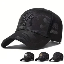 Unisex New York NY Camo Yankees Baseball Men+Women Hat Sport Snapback Cap Cotton