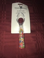Disney Parks Mickey Ice Cream Scoop Confetti Rainbow Sprinkles Filled Handle NEW