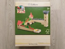 NEU + OVP Eichhorn Holz-Murmelkugelbahn Burg ab 3+