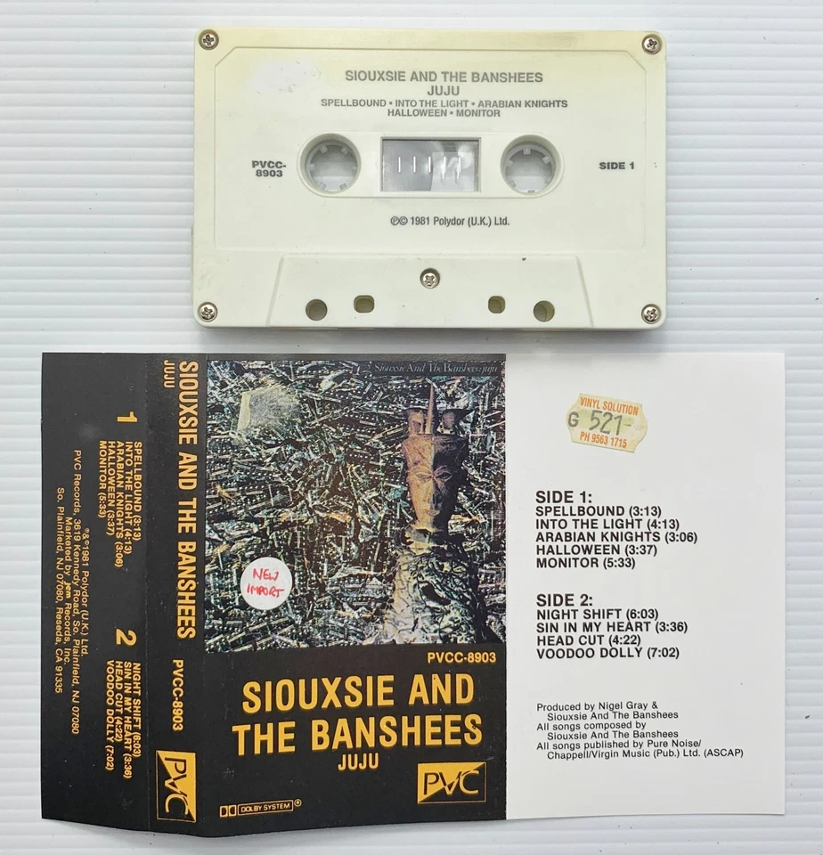 Siouxsie And The Banshees – Juju, US Cassette - Image 2 of 4