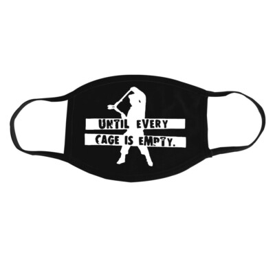 Animal Liberation Face Mask - Rights Vegan Vegetarian Welfare Cotton ...
