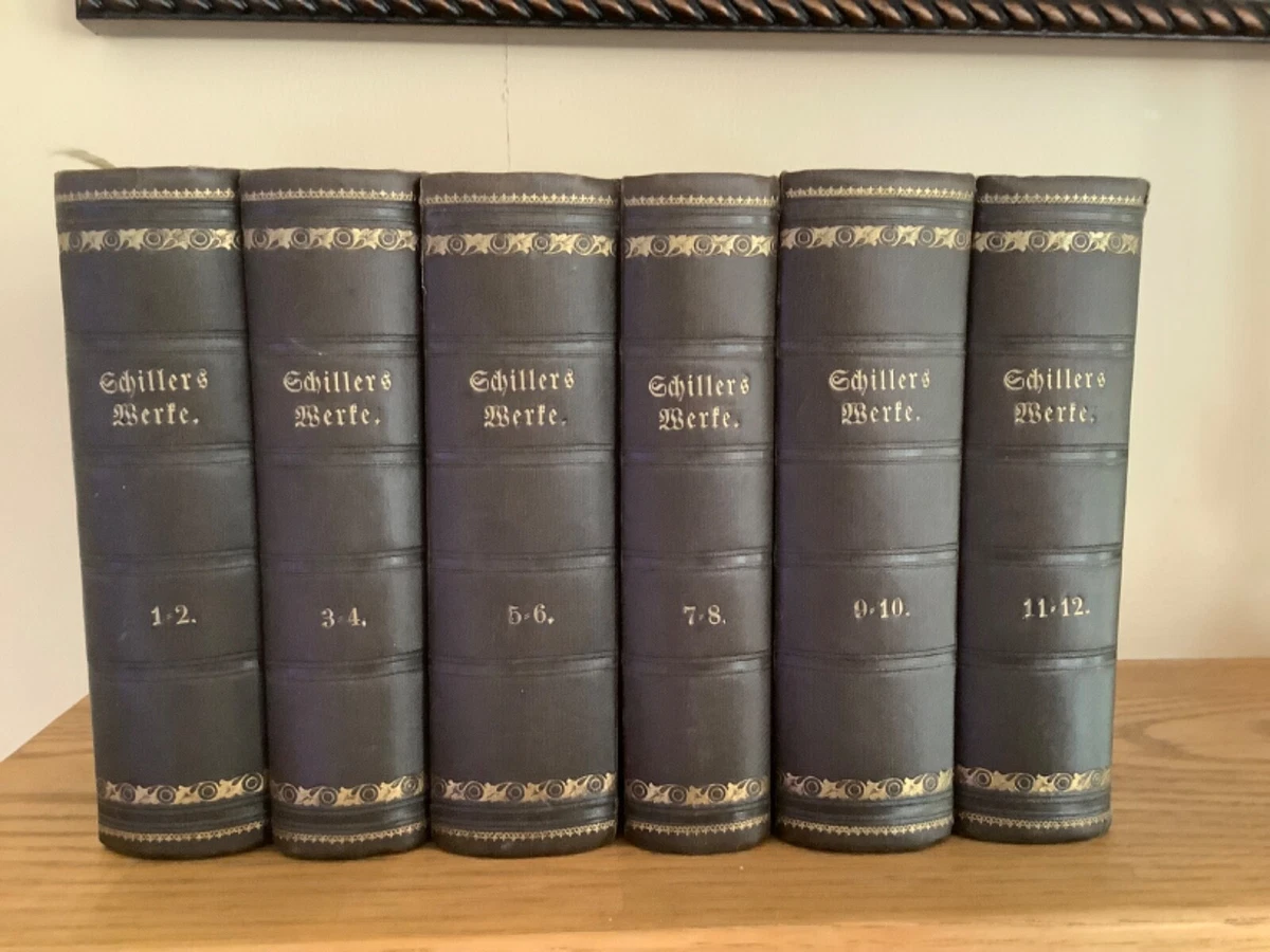 Friedrich Schiller Antiquarian & Collectible Books in German for