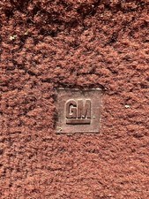 Vtg Set Of 2 Gm General Motors Brown Floor Mats