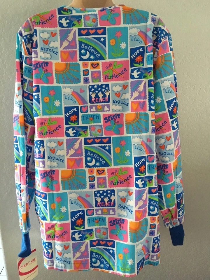 {Small} Cherokee Medical Warm Up Jacket  - Image 3 of 4