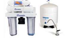 Reverse Osmosis ALKALINE Drinking Water Filter System + Permeate Pump 75 GPD USA