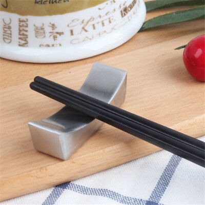 Stainless Steel Tableware Kitchen Chopsticks Rest Rack Spoon Fork Holder Q