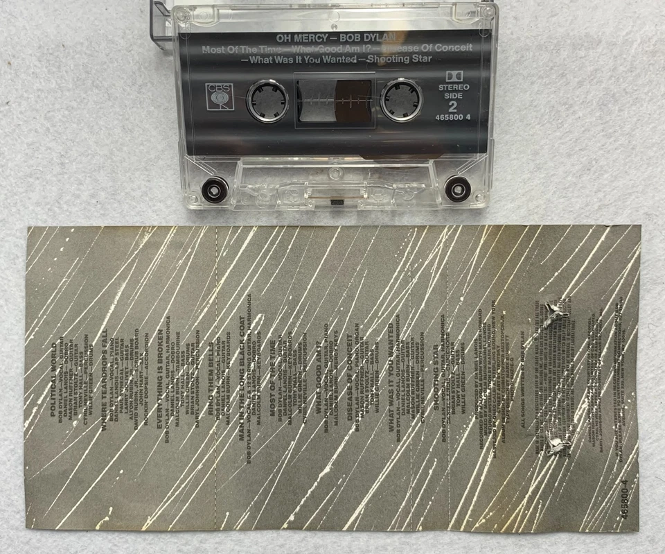 Bob Dylan – Oh Mercy, AUS Cassette - Image 3 of 3