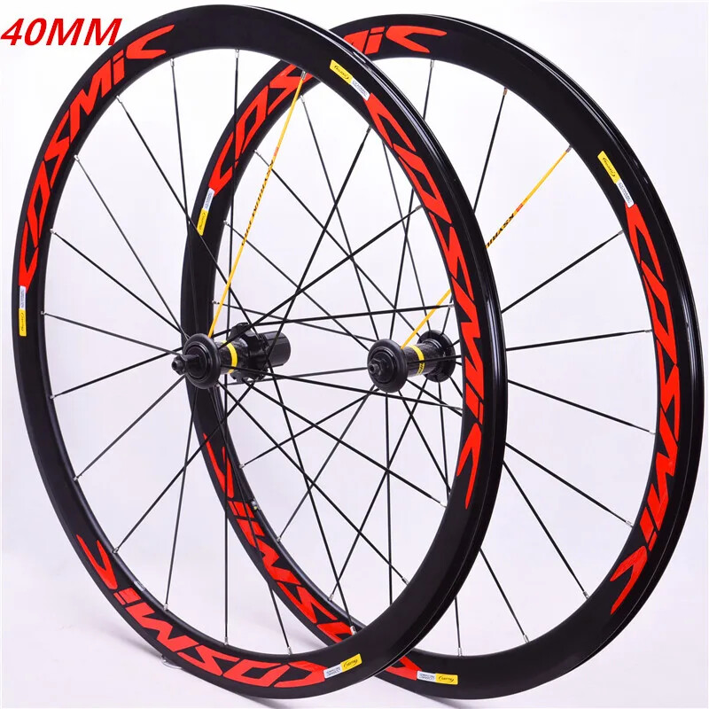 700C Road Bike Wheelset 6 Pawls Carbon Hub 30/40/50mm V Brake Disc ...