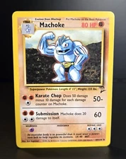 Pokémon TCG - MACHOKE - 49/130 - Unlimited - WOTC - Base Set 2 (2000) - NM+