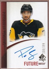 2020-21 SP Authentic 10-11 Retro Future Watch Pierre-Olivier Joseph RC AUTO /399