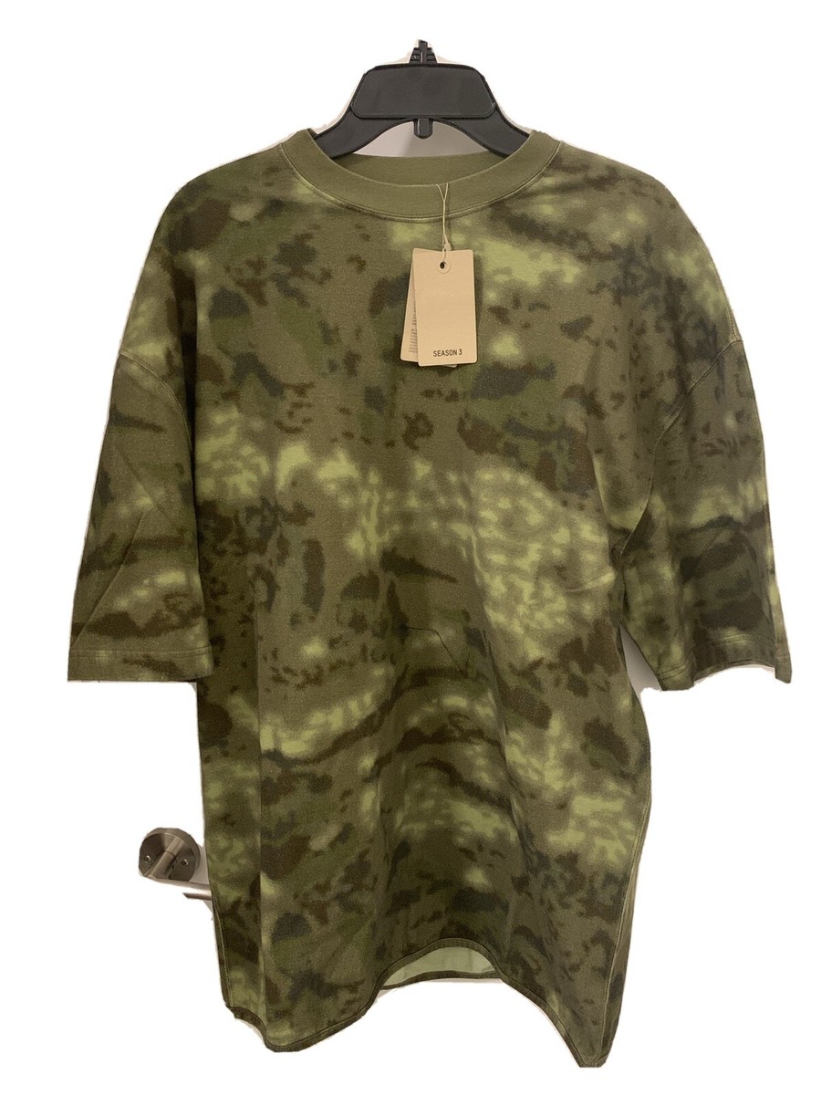 NEW YEEZY SEASON 3 GREEN CAMO CAMOUFLAGE T SHIRT KANYE WEST NEW YEEZY SEASON 3 GREEN CAMO CAMOUFLAGE T SHIRT KANYE WEST