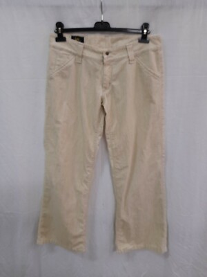 Lee Jeans Pfote Bootcut Palazzo Rippen Damen Woman Gr. 46 Ripp Vintage Beige