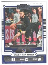2023-24 Panini Contenders Stephen Curry #8 Game Night Ticket