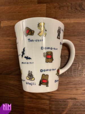 Vintage Domo-Kun NHK-TYO Domo Usaji Tah-Chan Morio-Kun kleiner Becher Tasse