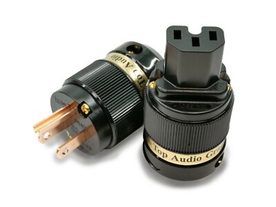 IeGO 8055-Cu Pure Copper Hi-End Power Plug and IEC Connector