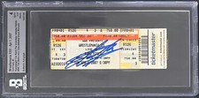 Undertaker Signed WWE WrestleMania XXIII Apr. 1, 2007 Ticket Beckett 4 Vg-Ex