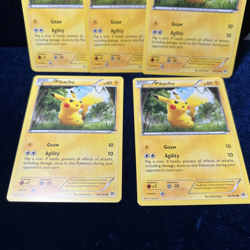 Pikachu 48/162 Breakthrough Pokemon Card Non-Holo 5 - Image 4 of 4