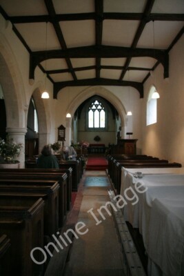Photo 6x4 Looking down the nave Nuffield View of the nave in the Holy Tri c2010