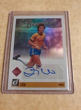 Donruss Panini Zico Auto orig. Autogramm Brasilien 82 WM wie Pele Maradona