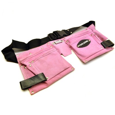 pink tool pouch