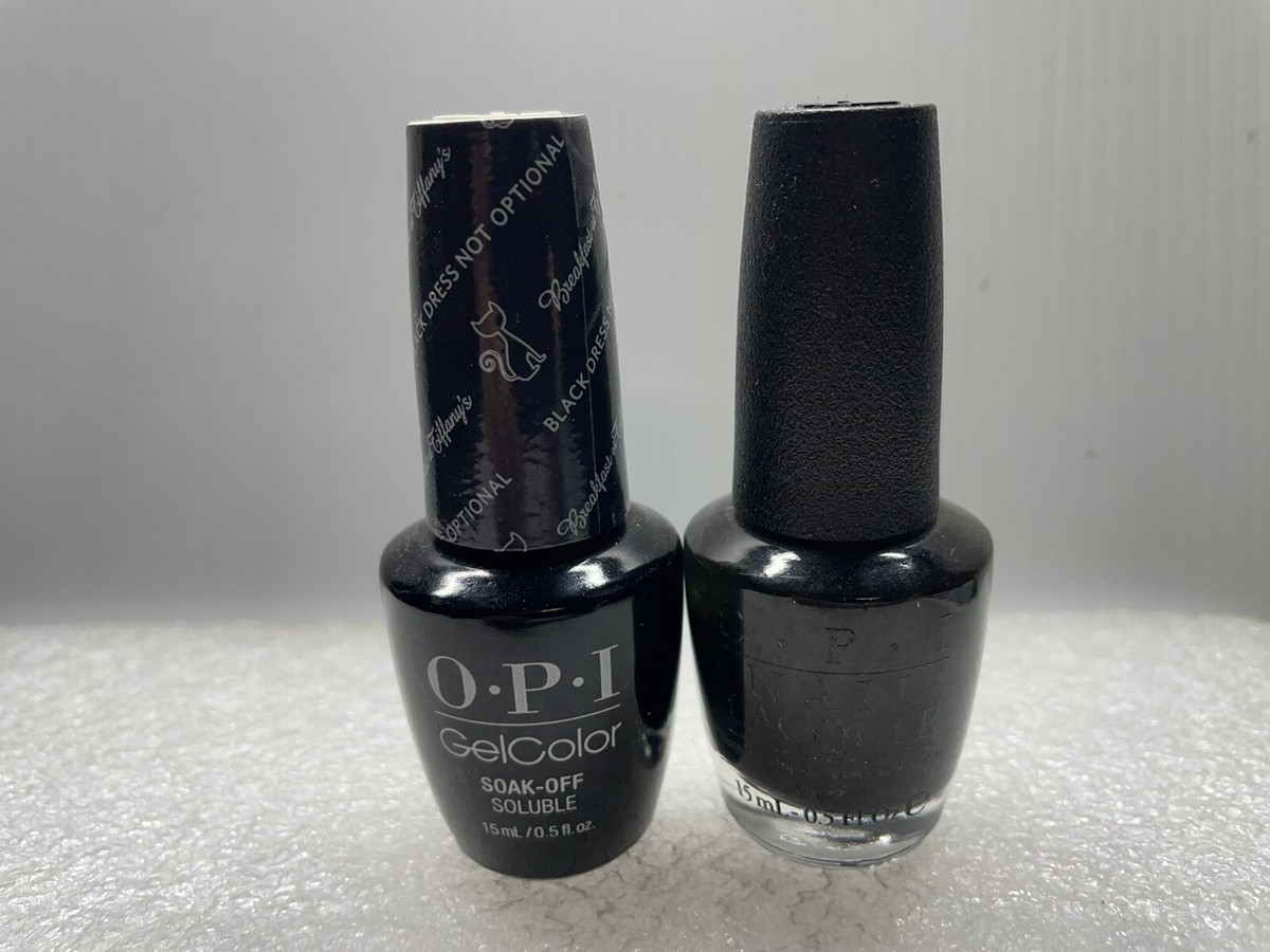 OPI GELCOLOR + MATCHING GEL POLISH BLACK DRESS NOT OPTIONAL (HP H03 / HR H03) | eBay OPI GELCOLOR + MATCHING GEL POLISH BLACK DRESS NOT OPTIONAL (HP H03 / HR H03) | eBay