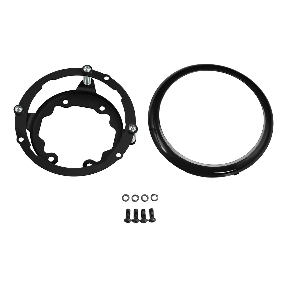 Front Headlight Ring Trim Mount Bracket Fit For Harley Low Rider