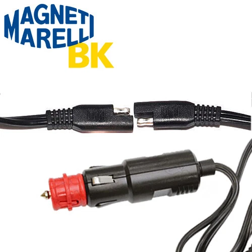MAGNETI MARELLI CARICABATTERIA MANTENITORE DI CARICA AUTO MOTO+ACCENDISIGARI 12V - Immagine 4 di 4