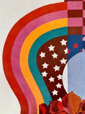 Trans World Airlines David Klein Original Vintage Travel Poster