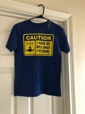 Childrens Place Boys Blue Tshirt w/Decal Size 10/12