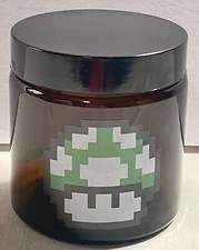 420 Science Uv Jar Super Mario Mushroom 2.5 Inches Tall