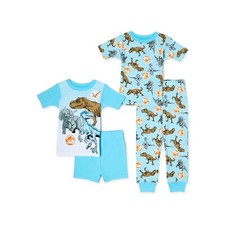 JURASSIC PARK 4 PIECE TODDLER PAJAMAS SIZE 2T 3T 4T 5T NEW 