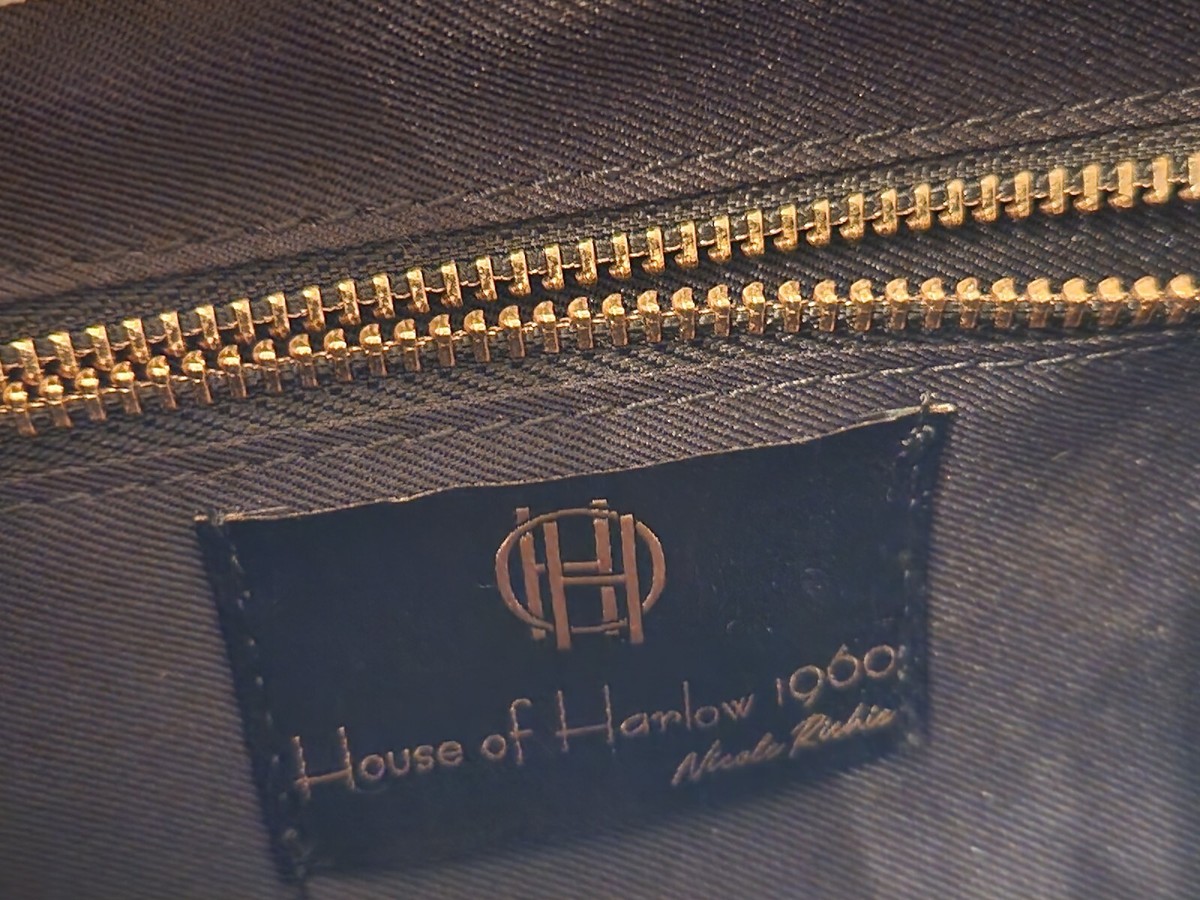 House of Harlow by Nicole Richie 1960 Snake White Leather  display picture 3