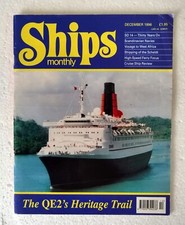 QE2 in Panama Canal Cunard , - Ships Monthly December 1996