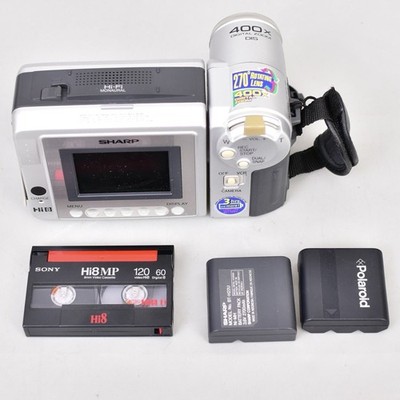 SHARP VL-AH150 Viewcam Analog CCD 8mm Hi8 Transfer VCR Camcorder