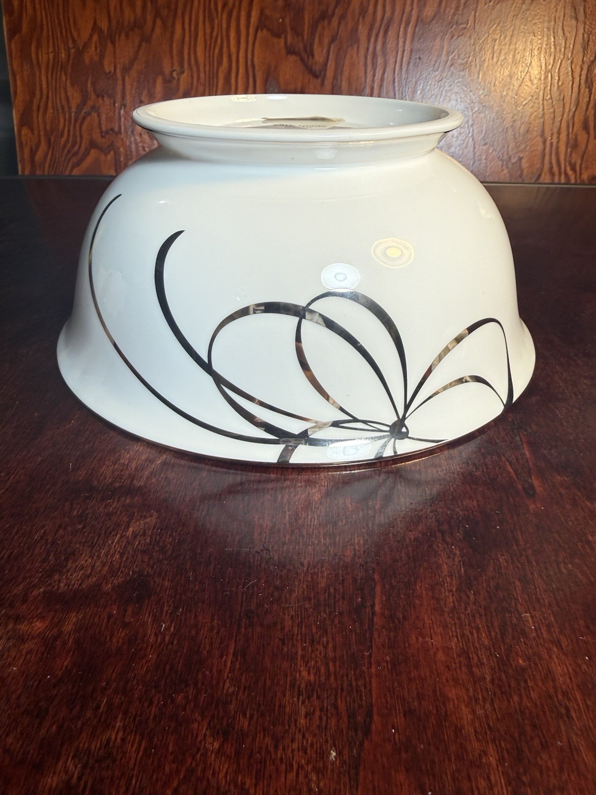 Lenox Kate Spade Belle Boulevard Platinum Rim 8 3/4 " Serving Bowl  NEW thumbnail 5