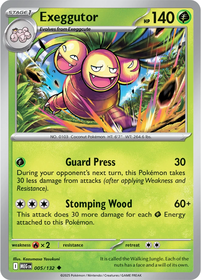 Exeggutor Pokémon TCG卡| eBay
