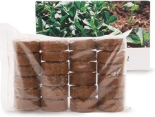 24 pcs Indoor Potting Soil,Plant soil - Compressed Coir Fiber