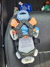 Snow Trax By YakTrax Traction Gear for Shoes Boots L-XL Men 8-12; Wmn. 9 New