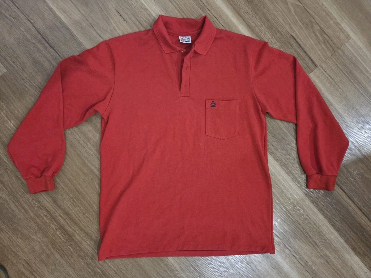 Vintage Bonds Penguin Long Sleeve Shirt Polo Size 22 Made in Australia