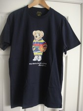 POLO Ralph Lauren Polo Bear Varsity Basketball T-Shirt Navy Men's Size XL, NWT