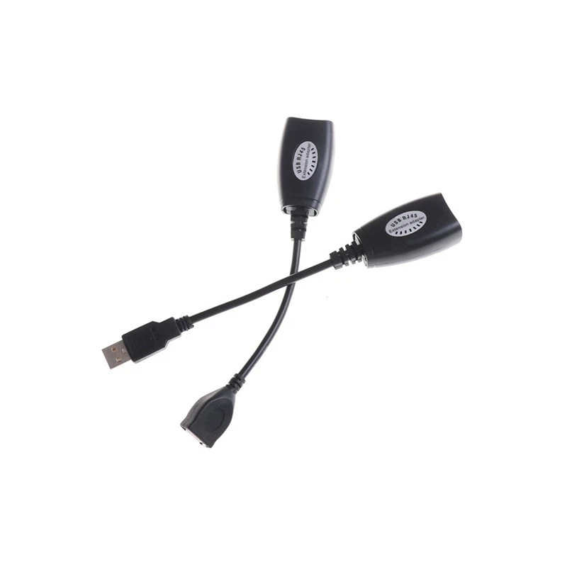 USB Extension Ethernet RJ45 Cat5e/6 Cable LAN Adapter Extender Over RepeaE pMC - Bild 4 von 4