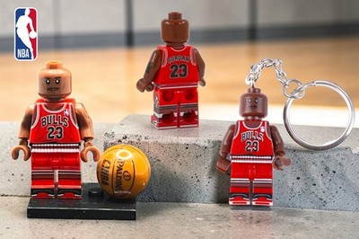 Michael Jordan NBA Chicago Bulls #23 Minifigur oder Schlüsselanhänger  