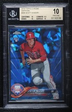 2018 Chrome Sapphire Topps Online Exclusive Scott Kingery BGS 10 PRISTINE k0w