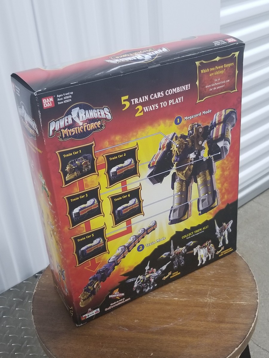 2006 Bandai Power Rangers Mystic Force Solar Streak Megazord for