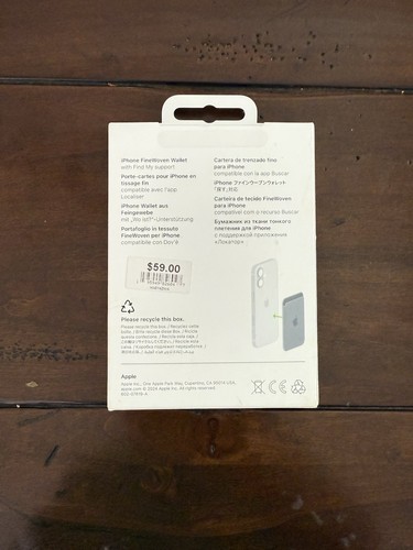 đ„BRAND NEW IN BOX! Apple iPhone FineWoven Wallet with MagSafe GREAT DEAL! đ„ - Photo 4 sur 6