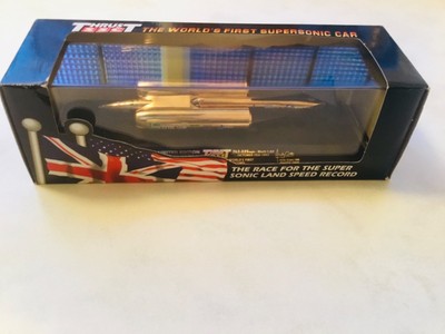Lledo Thrust SSC 22 Karat vergoldetes Automodell limitierte Auflage von 1750 Modellen