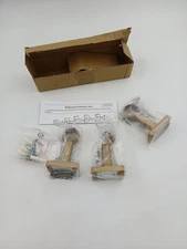 Williams Sonoma Curtain Bracket Assembly Hardware Kit Simple Barral Brass